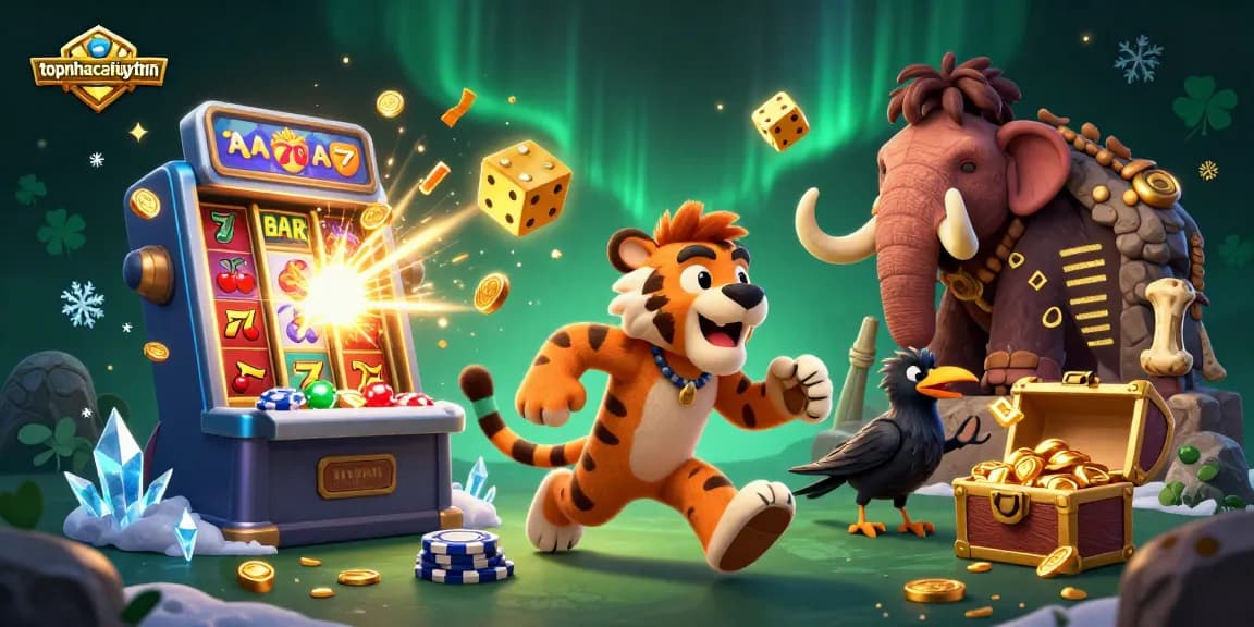 Experience lively casino action at topnhacaiuytinn with animated characters and thrilling game elements.
