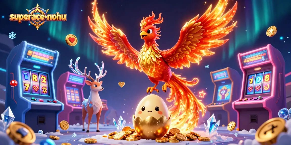 Experience thrilling gameplay with superace-nohu featuring a vibrant Phoenix and dynamic casino elements.