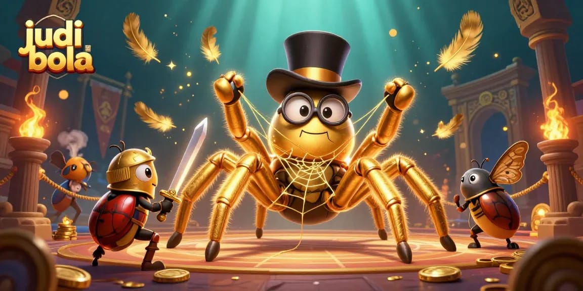 Experience thrilling judi bola action with dynamic characters in a vibrant casino setting.