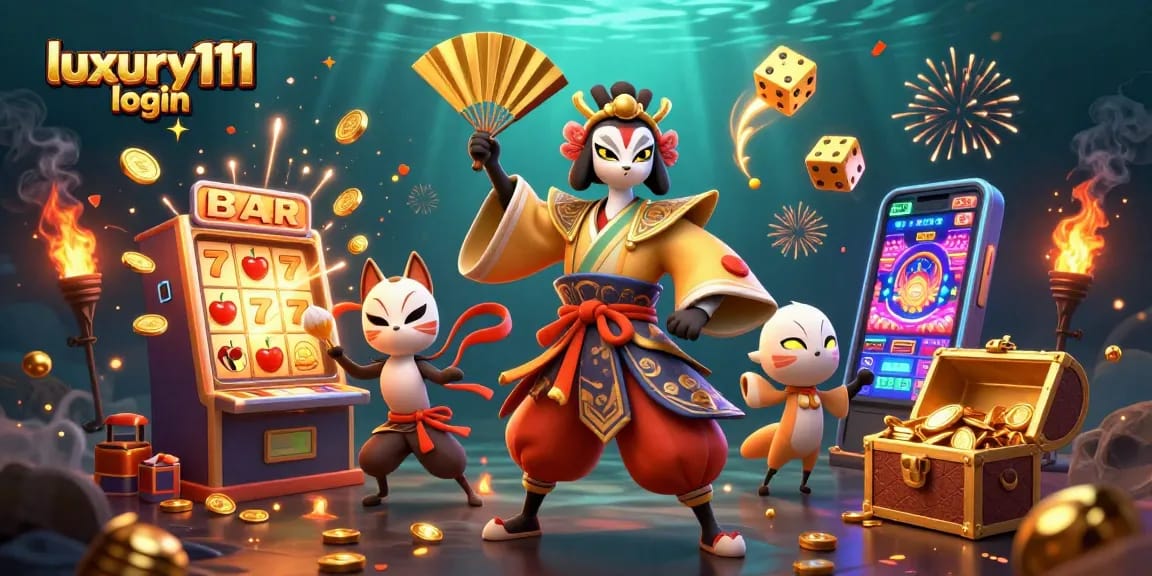 Experience luxury111 login with exciting jackpots and vibrant casino gameplay illustrated in dynamic 3D.