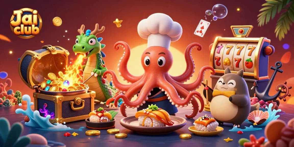 Engage in thrilling gameplay on Jai club with exciting casino-themed characters and dynamic elements.