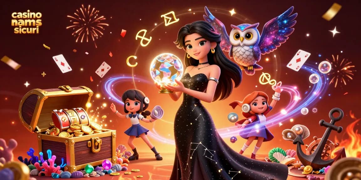 Scopri un'esperienza di gioco emozionante presso casino non AAMS sicuri con elementi mistici e tesori d'oro.