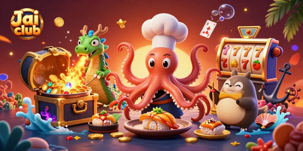 Engage in thrilling gameplay on Jai club with exciting casino-themed characters and dynamic elements.