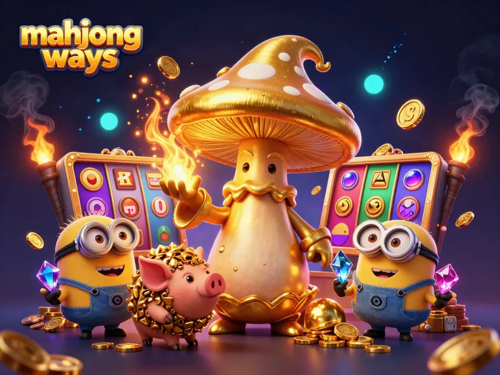 Experience big wins with Mahjong Ways in this vibrant, energetic casino scene.