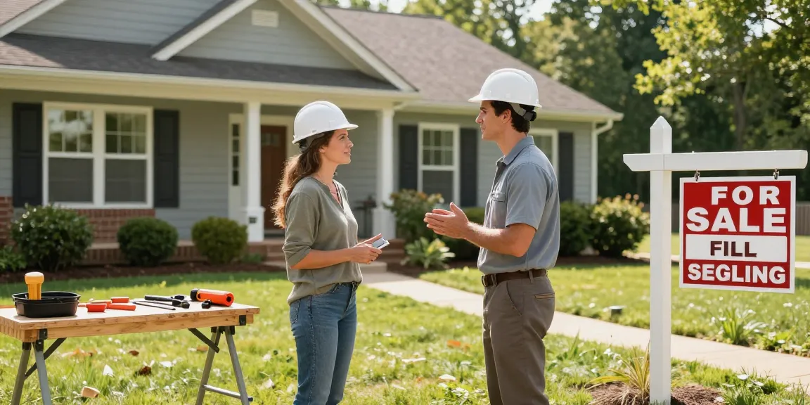 Professional contractors discussing how to sell my house fast Johnson City TN with local homeowners in a trusted, friendly environment.