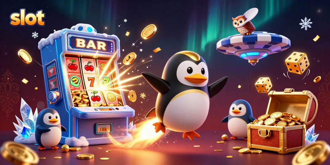 Menangkan slot dengan penguin emas bertenaga roket dan mesin slot megah di luar angkasa.