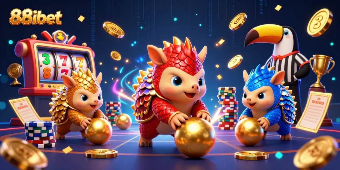 Experience thrilling moments with 88ibet as rival pangolins battle in a dynamic casino environment.