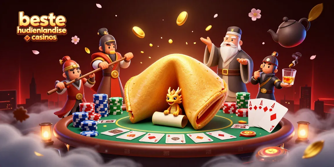 Experience action with beste buitenlandse casinos illustrated in this vibrant 3D scene filled with gambling elements.