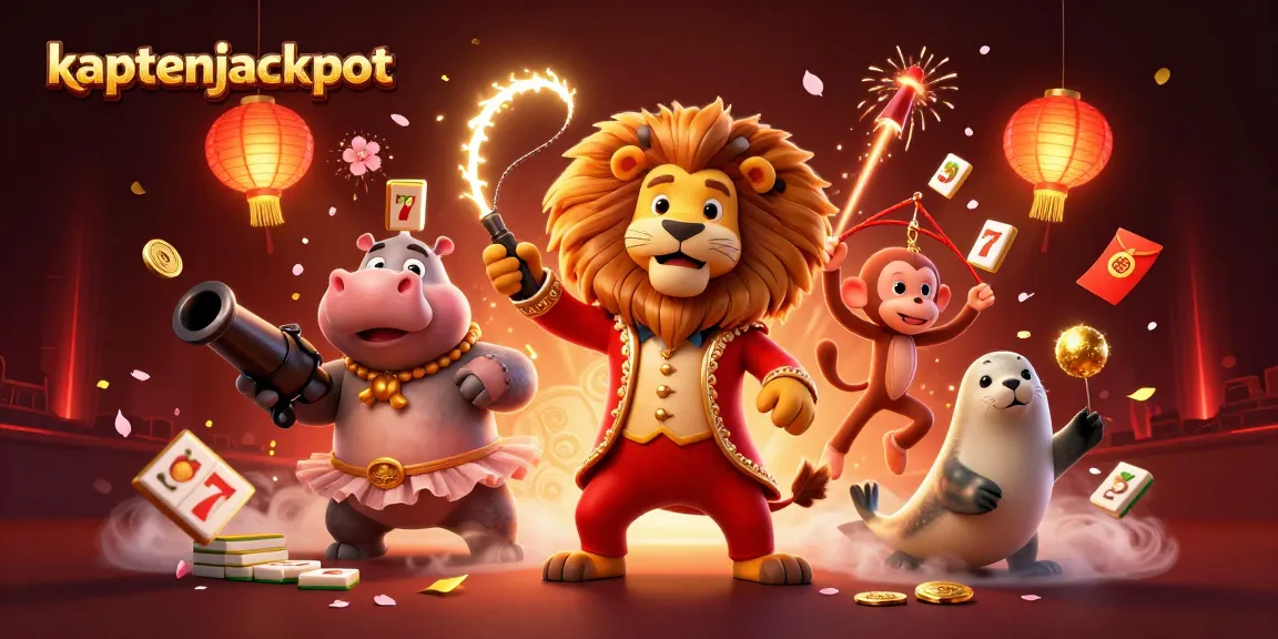 Experience the thrill of kaptenjackpot with vivid casino characters and dazzling game elements in action.