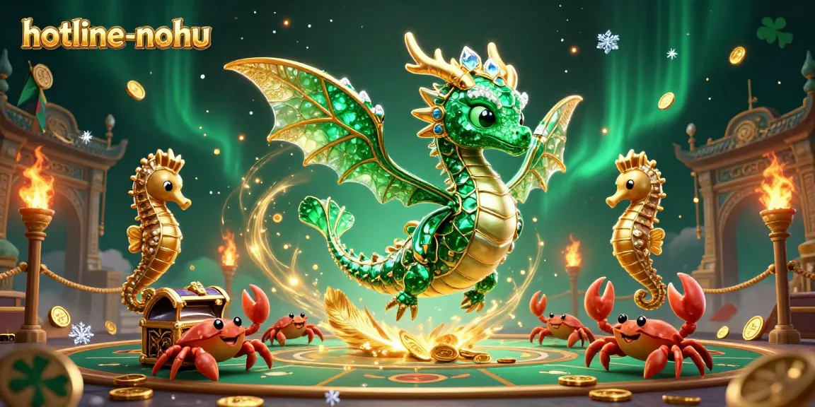 Engage in thrilling action with hotline-nohu as the leafy sea dragon guards treasure amid an electrifying gambling arena.