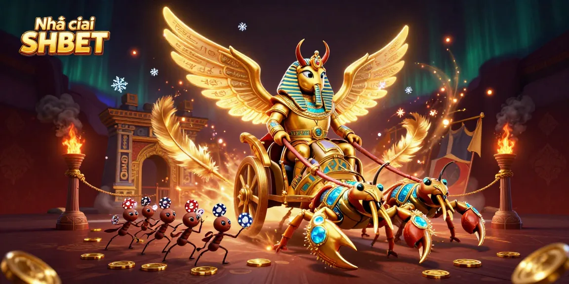 Experience thrilling gameplay with Nhà cái SHBET's colossal golden scarab beetle and more!
