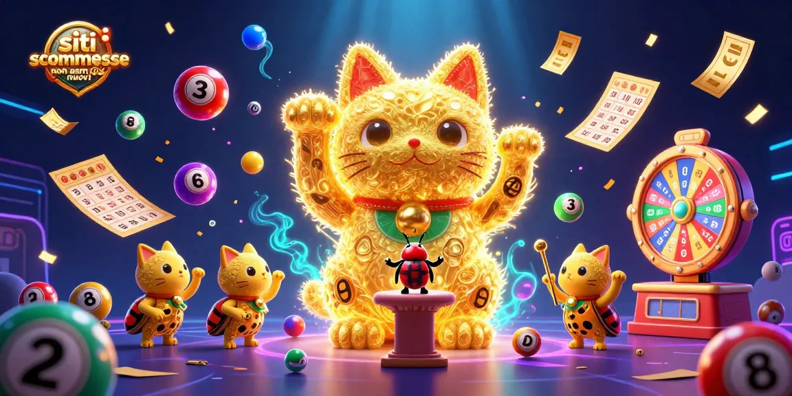 Scommetti in modo divertente con i siti scommesse non AAMS nuovi, esplorando un mondo di fortunati simboli casino e palloni numerati colorati.