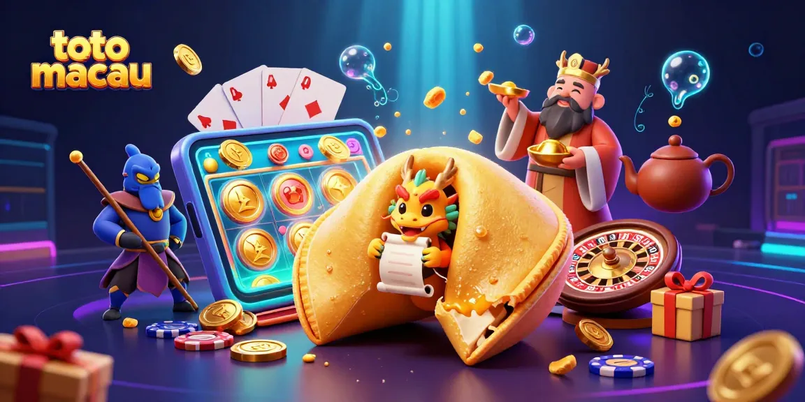 Engage in thrilling action at toto macau with a colorful slot game represented by vibrant coins and cards.