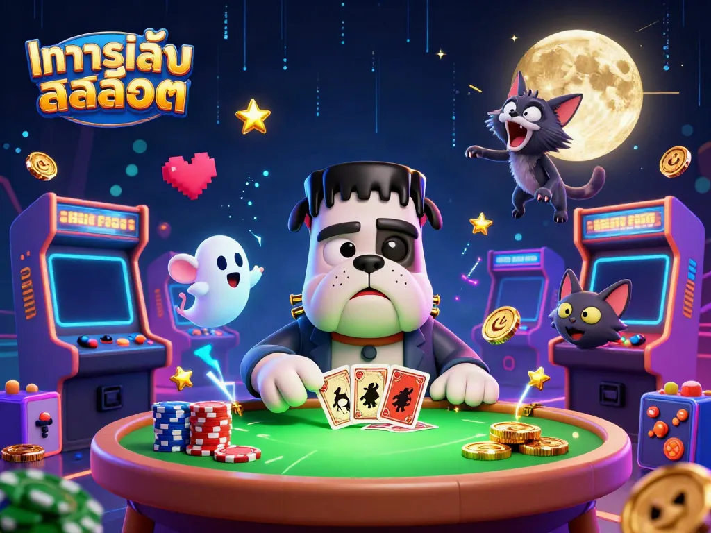 ทดลองเล่นสล็อต ที่มาพร้อมกับสุนัขแฟรงเกนสไตน์และสัตว์มหัศจรรย์ในคาสิโน