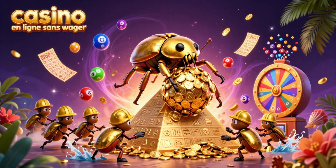 Profitez de jeux au casino en ligne sans wager avec des bonus avantageux et des gains réels.