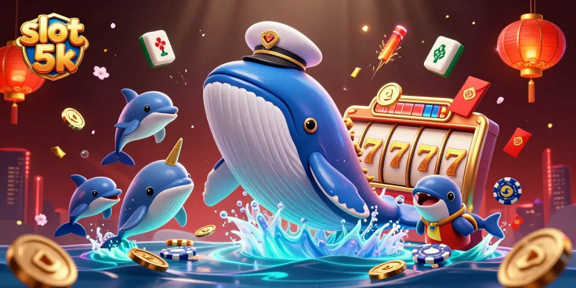 Engage with the exciting world of slot 5k machines featuring a vibrant whale and casino elements