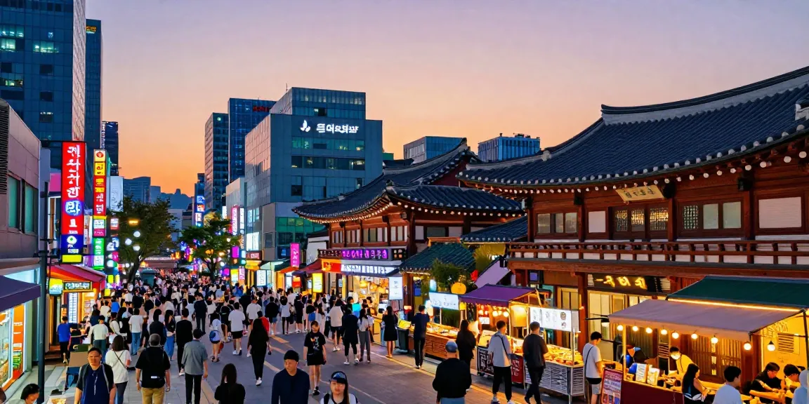 단밤오피 강남오피 서비스가 제공되는 서울 강남구의 화려한 야경 모습.