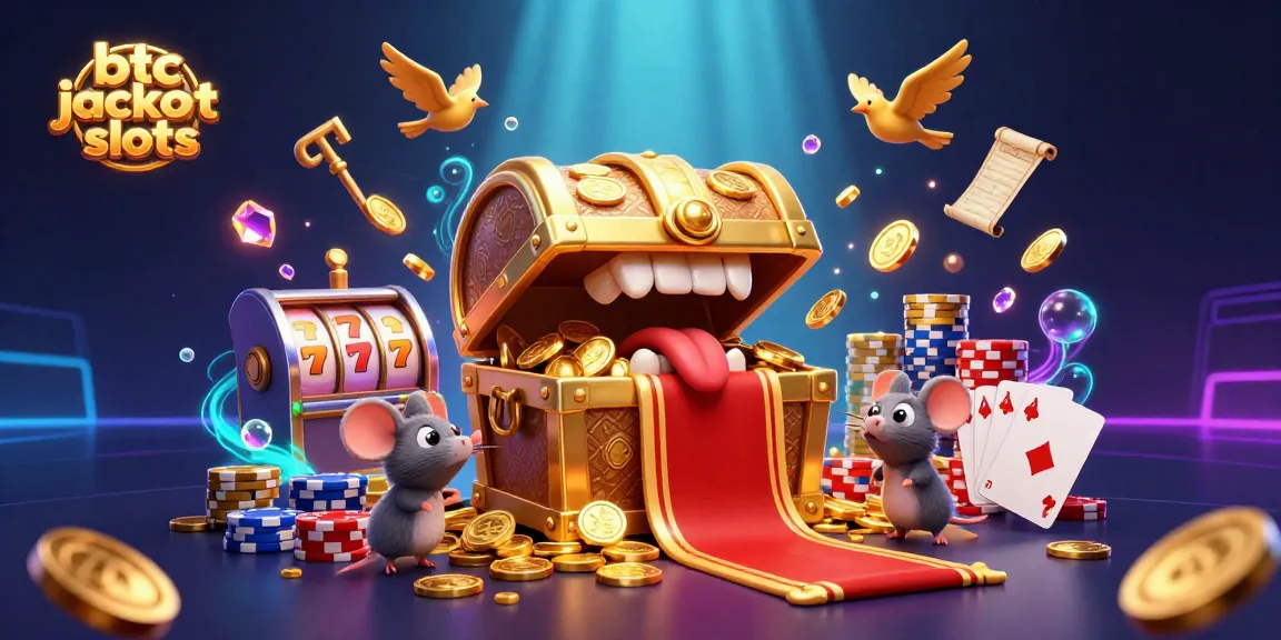 Enjoy btc jackpot slots with thrilling characters and vibrant casino elements showcasing the fun of gambling.