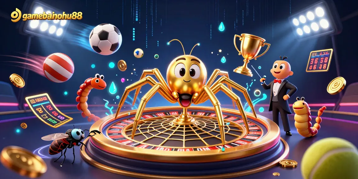 Place strategic bets in gamebainohu88 with a dynamic casino scene illustrated in vivid 3D.