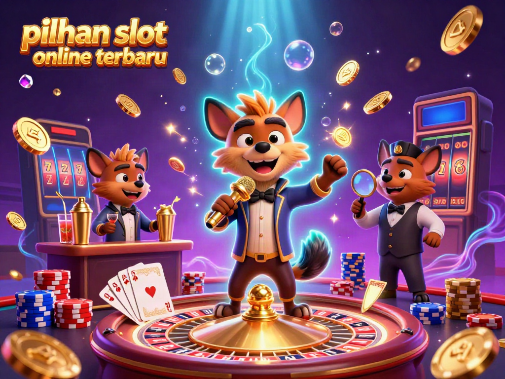 Menghadiri pilihan slot online terbaru sambil menikmati pertunjukan lucu dan suasana kasino yang meriah.