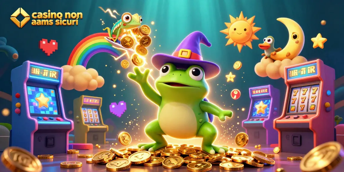 Gira e vinci nei casinò non AAMS sicuri con emozionanti giochi di slot e vivaci monete d'oro.